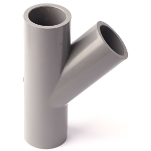 Y TÊ 45° PVC FINMAX